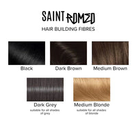 Saint Romeo Instant Hair Building Fibres Colour Chart