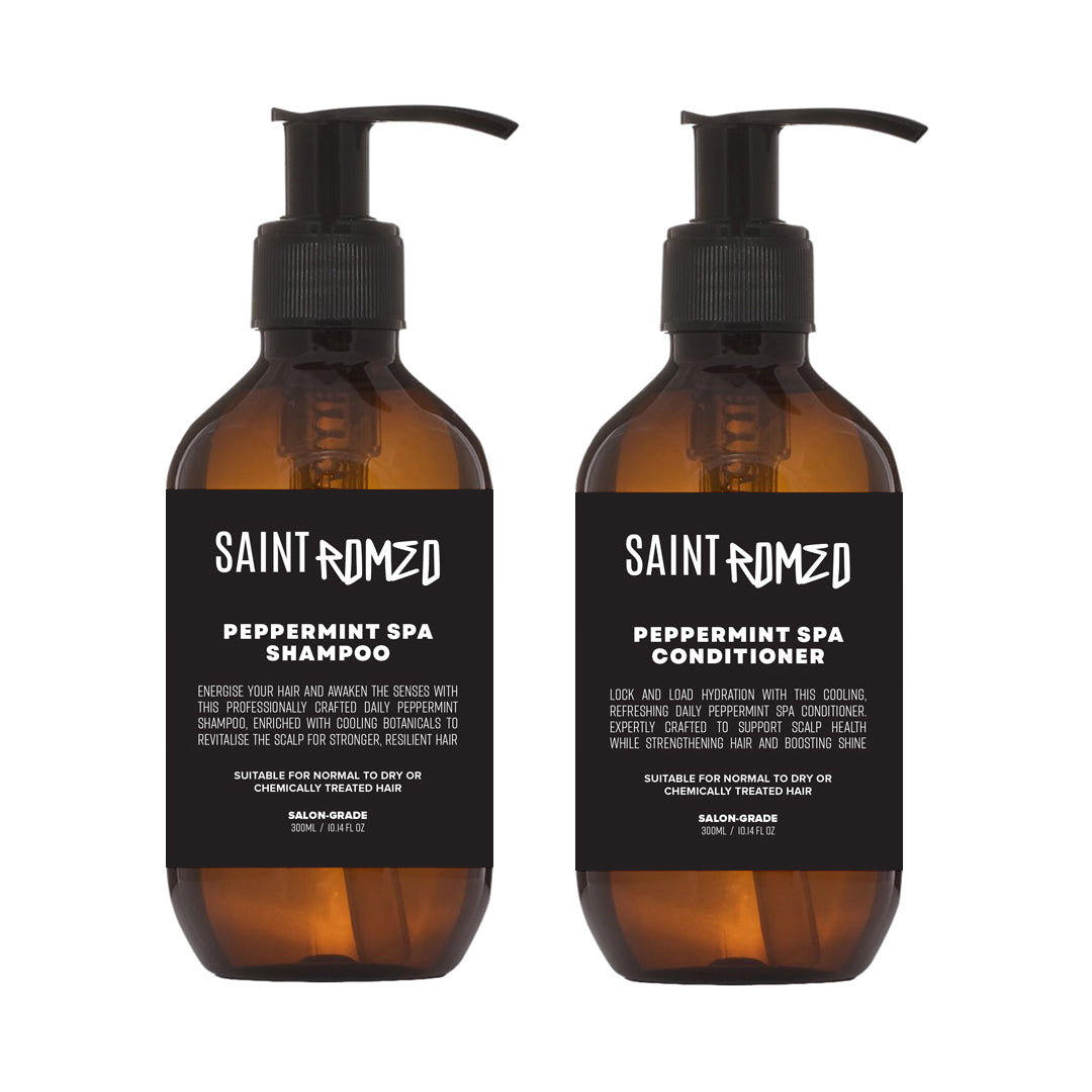 Saint Romeo Peppermint Spa Shampoo & Conditioner Duo Kit